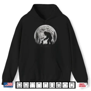 Halloween Boop Bigfoot Dog Full Moon Forest Men Women Shirt 1 Hoodie Halloween Boop Bigfoot Dog Full Moon Forest Men Women Shirt