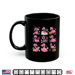 Pink Flamingo Summerween Halloween Girls Women Shirt 3 Mug Pink Flamingo Summerween Halloween Girls Women Shirt