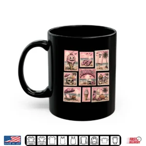 Retro Funny Boojee Ghost Summerween Stamps Beach Graphic Shirt 3 Mug Retro Funny Boojee Ghost Summerween Stamps Beach Graphic Shirt