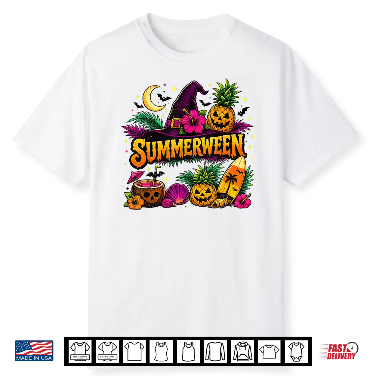 Summerween Queen Spooky Funny Skeleton Halloween Shirt Summerween Queen Spooky Funny Skeleton Halloween Shirt