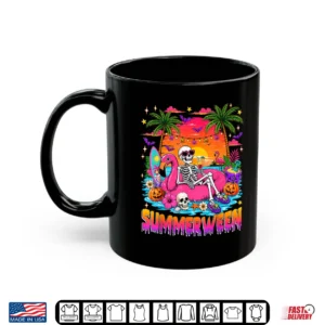 Summerween Skeleton Halloween Summer Floral Women Girl Kids Shirt 3 Mug Summerween Skeleton Halloween Summer Floral Women Girl Kids Shirt