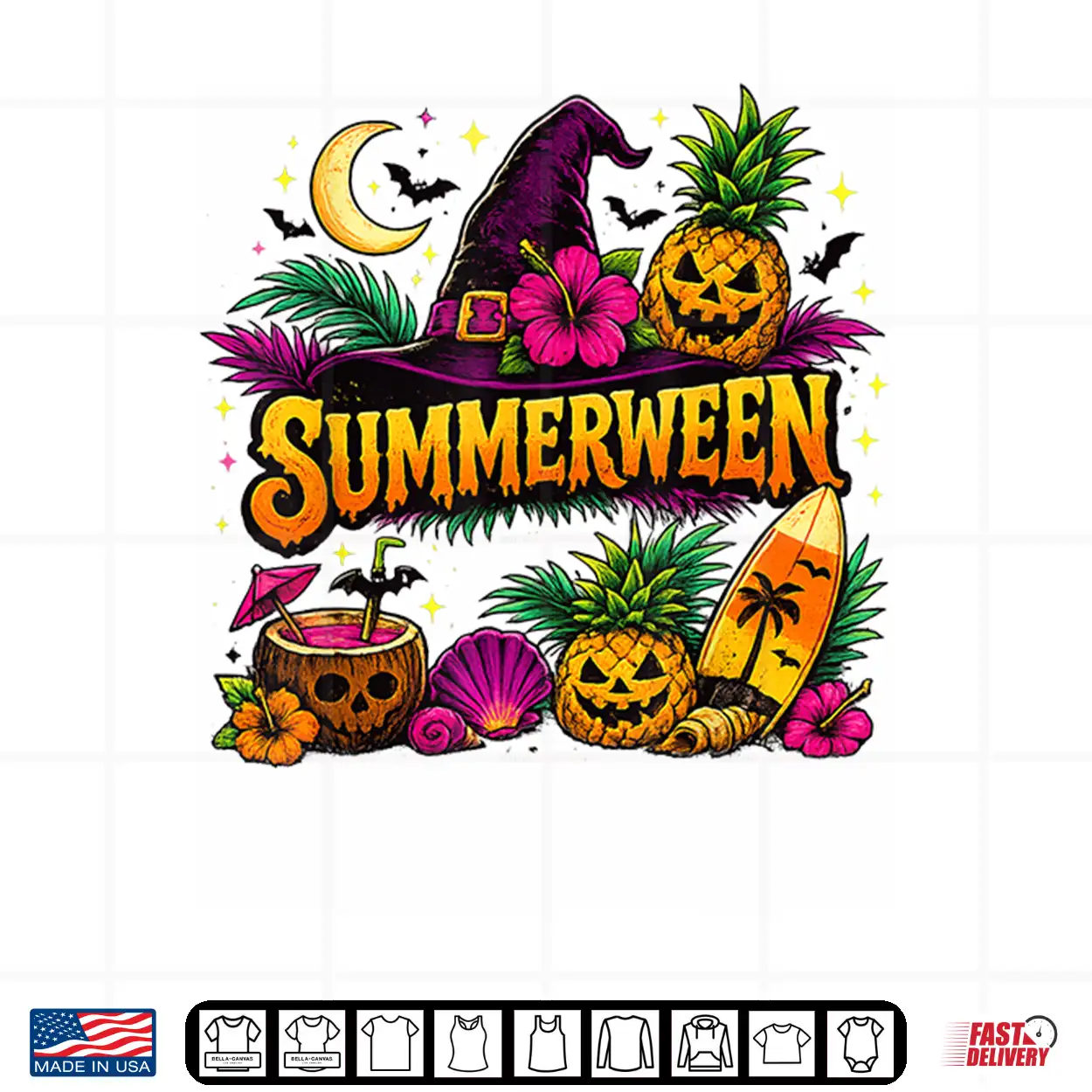 Summerween Queen Spooky Funny Skeleton Halloween Shirt Summerween Queen Spooky Funny Skeleton Halloween Shirt