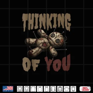 Design Thinking of You Voodoo Doll Funny Halloween Shirt